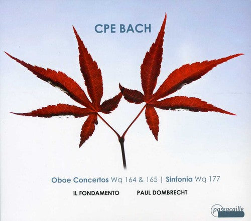 Bach,c.p.e. / Dombrecht - Oboe Concertos - Music CD