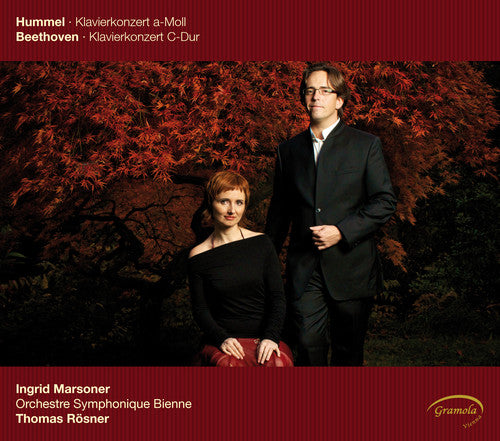 the album cover for Ingrid Marsoner - Piano Concertos