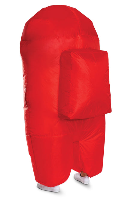 Red Imposter Among Us Inflatable Adult Costume Size Standard