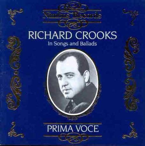 the album cover for Richard Crooks - In Songs & Ballads