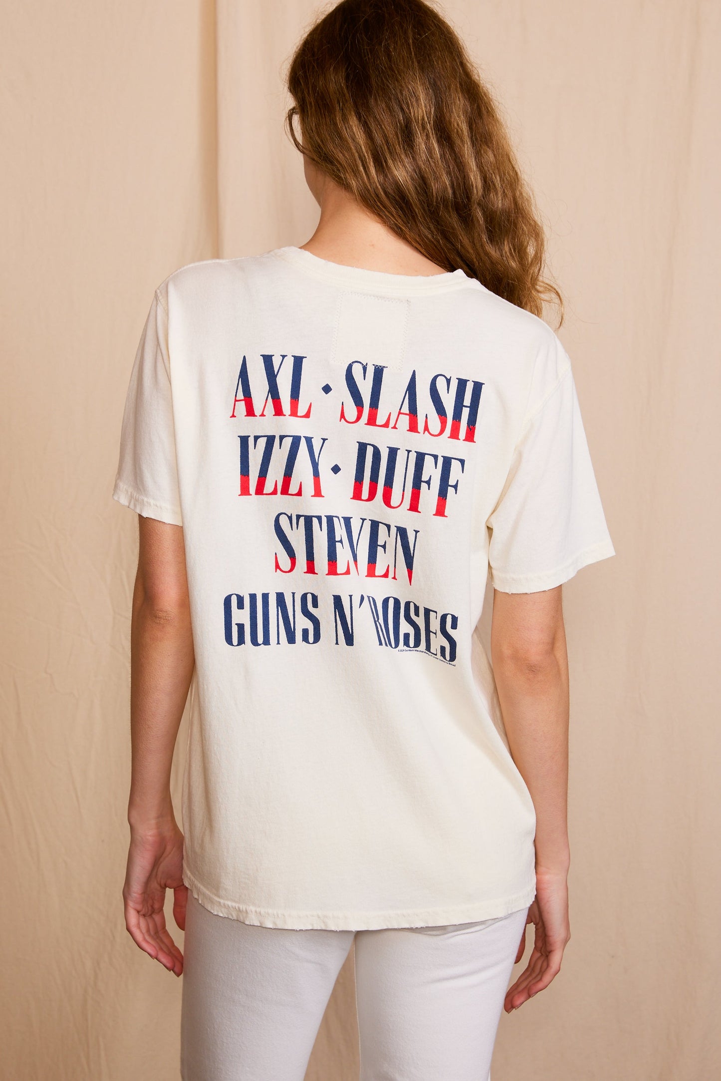 Guns N' Roses Pistols Womens Tee Shirt White