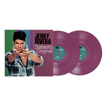 Jerry Rivera - El Bebe…..Salsero Original Orchid Vinyl Record 2 LP