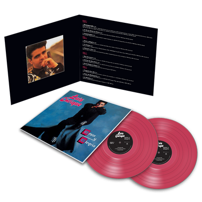 Luis Enrique - Amor Y Alegria Magenta Vinyl Record 2 LP
