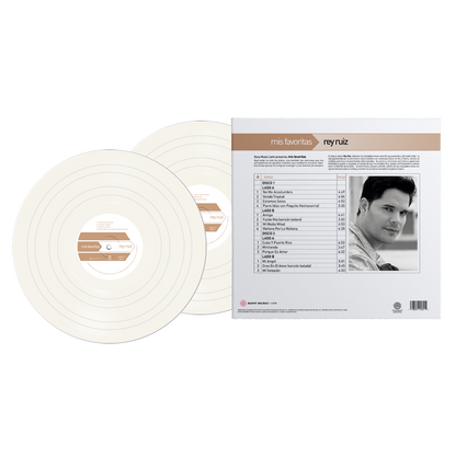 Rey Ruiz - Mis Favoritas Light Beige Vinyl Record 2 LP