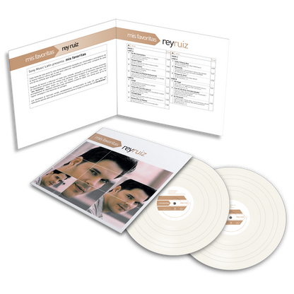 Rey Ruiz - Mis Favoritas Light Beige Vinyl Record 2 LP