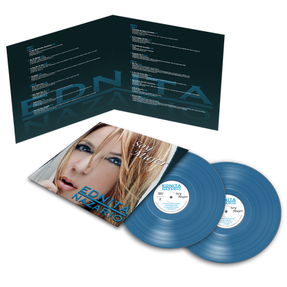 Ednita Nazario - Soy Mujer Aqua Vinyl Record 2 LP