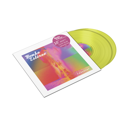 Bomba Estereo - Amanecer 10 Year Anniversary Highlighter Yellow Vinyl Record 2 LP