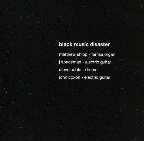 the album cover for Black Music Disaster - Black Music Disaster