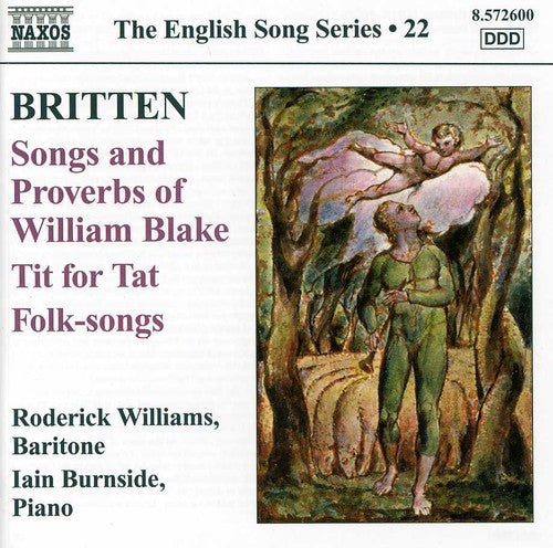 the album cover for Iain Burnside - Songs & Proverbs & Tit for Tat & Folk-Songs