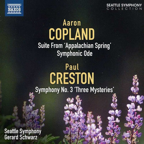 the album cover for Gerard Schwarz - Appalachian Spring / Symphonic Ode / Sym No. 3