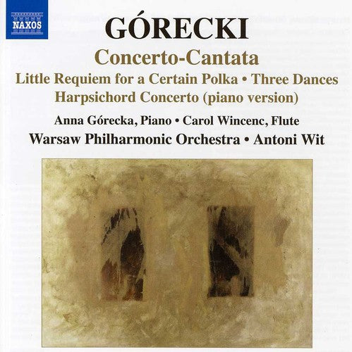 the album cover for Antoni Wit - Little Requiem for Certain Polka / Three Dances