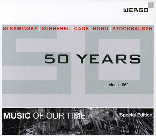 the album cover for Stravinsky / Schnebel / Nono / Cage / Huber - 50 Years: 1962-2012 [Limited Edition]