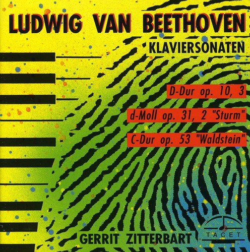 the album cover for Beethoven / Zitterbart - Piano Sonatas