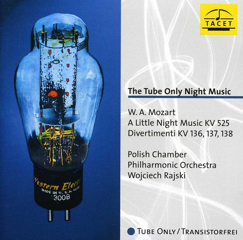 the album cover for Mozart / Polnische Kammerphilharmonie - Tube Only Night Music: A Little Night Music
