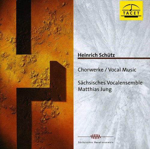 the album cover for Schutz / Sachsisches Vocalensemble - Choral Works