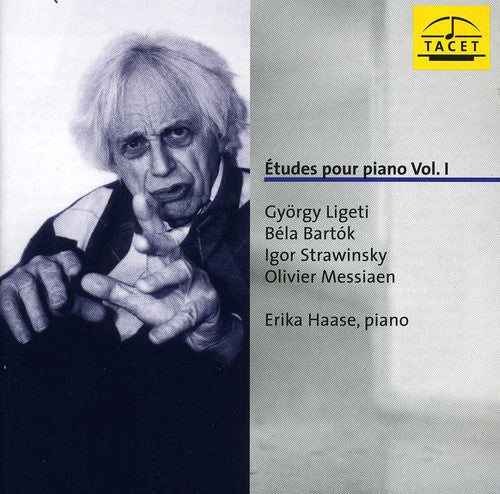 the album cover for Stravinsky / Bartok / Messiaen / Ligeti / Haase - Etudes Pour Piano 1