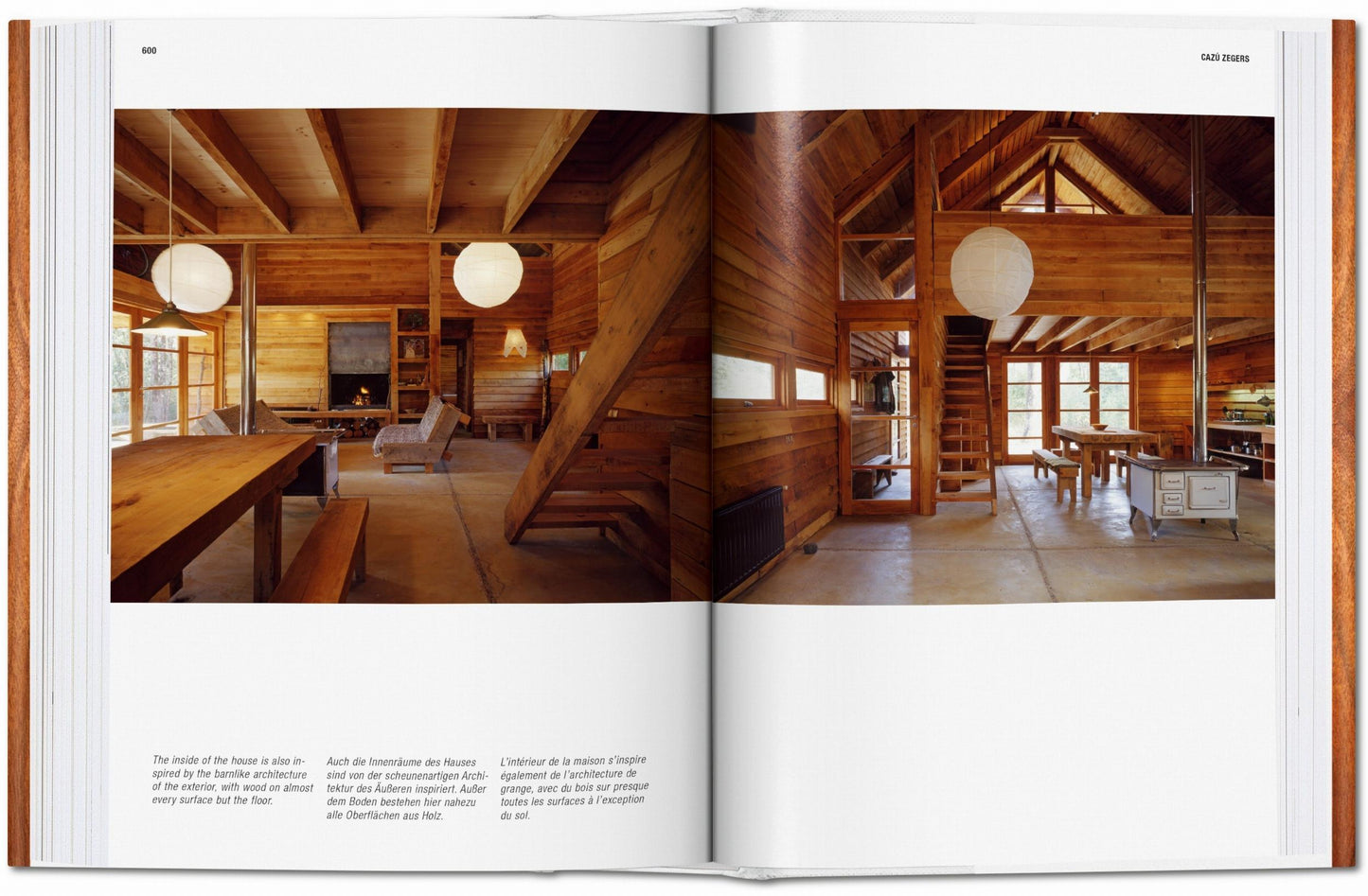 100 Contemporary Wood Buildings (German, French, English) Book