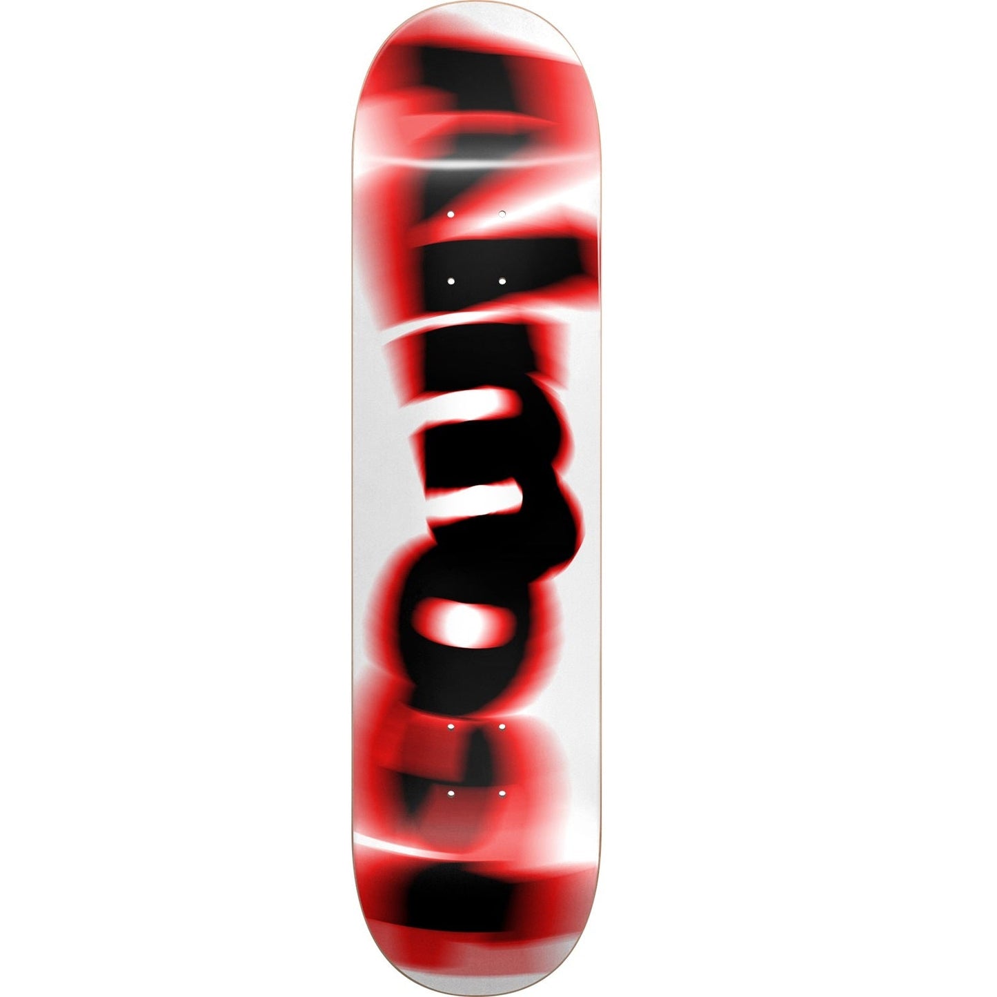 Almost Spin Blur Hybrid Skateboard Deck - 7.37ƒ?? White/Red