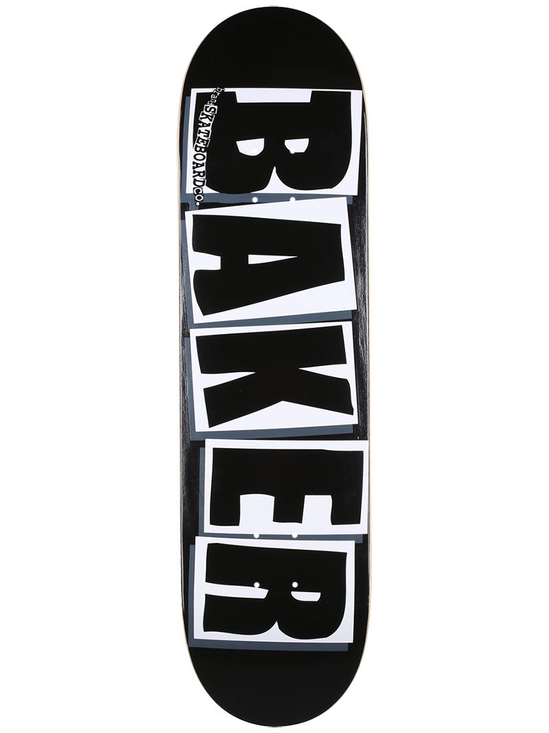 Baker Brand Logo Skateboard Deck - 8.475ƒ?? Black/White