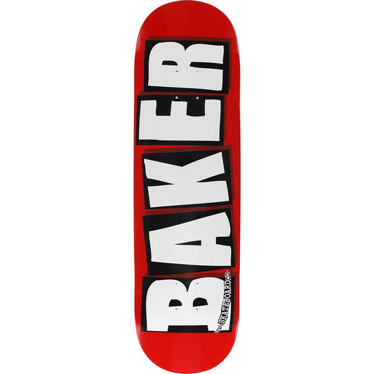 Baker Brand Logo Skateboard Deck - 8.5ƒ?? Red/White