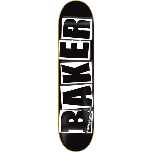 Baker Brand Logo Skateboard Deck - 8.12ƒ?? Black/White