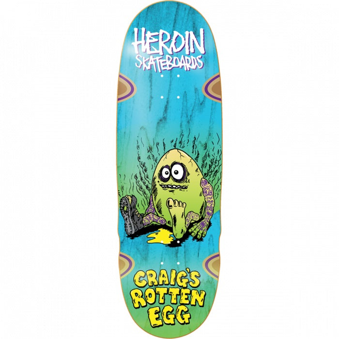 Heroin Questions Craigƒ??s Rotten Egg Skateboard Deck - 10ƒ??