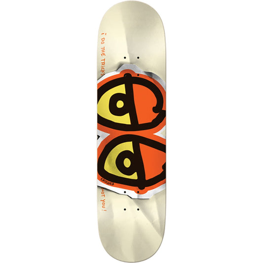 Krooked Eyes DBX Skateboard Deck - 8.5" Bright Orange