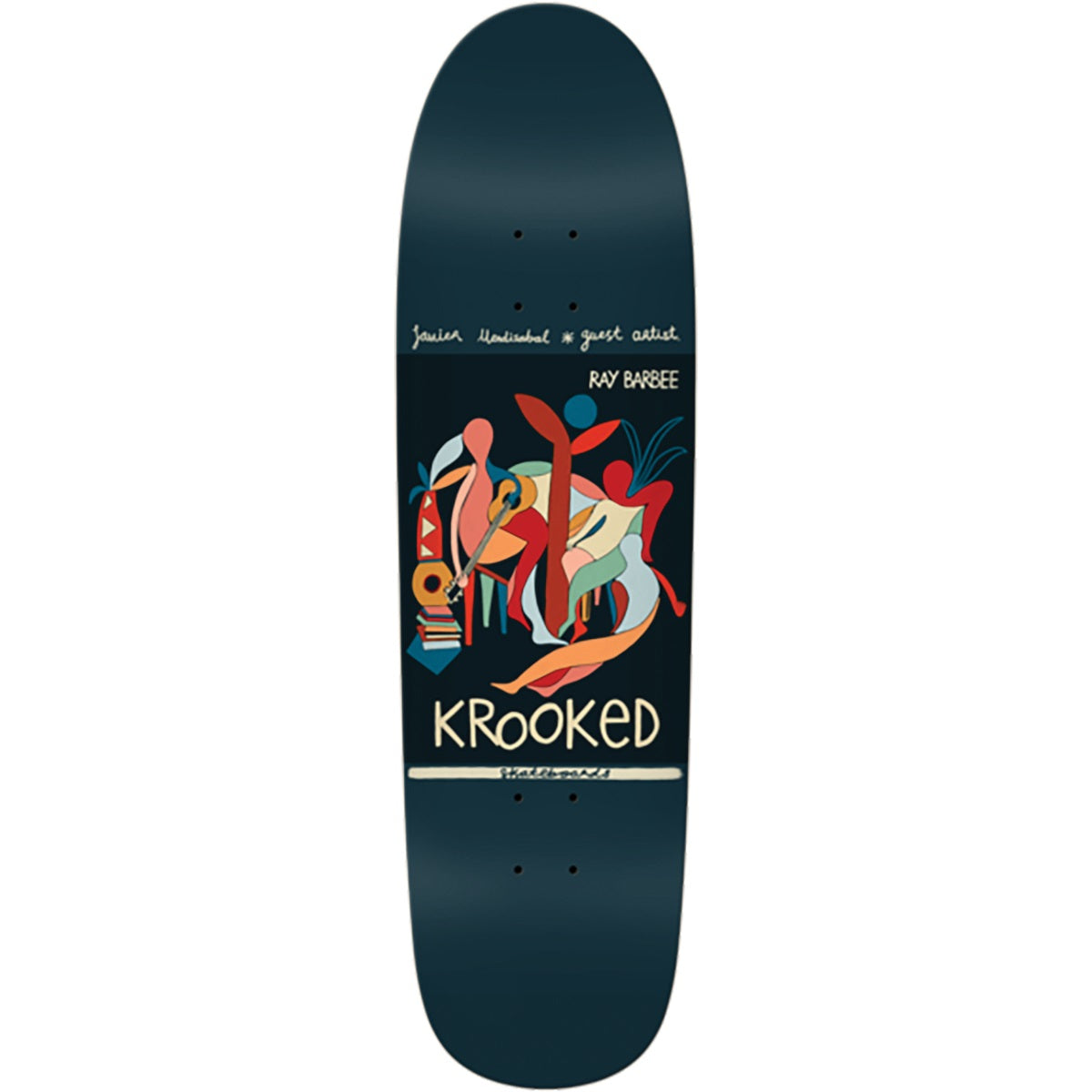 Krooked Barbee Little Postcards Skateboard Deck - 8.8ƒ??