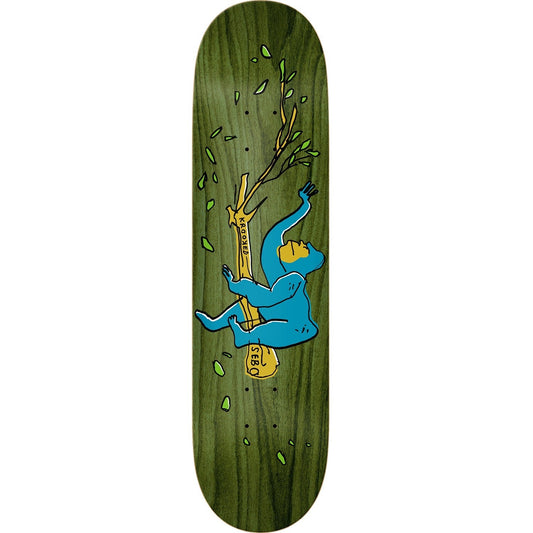 Krooked Sebo Walker Lounging Skateboard Deck - 8.06"