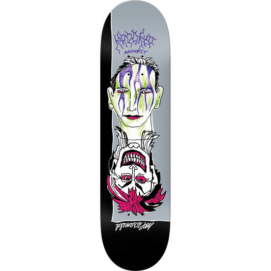 Krooked Worrest Satans Service Skateboard Deck - 8.3ƒ?? Slick