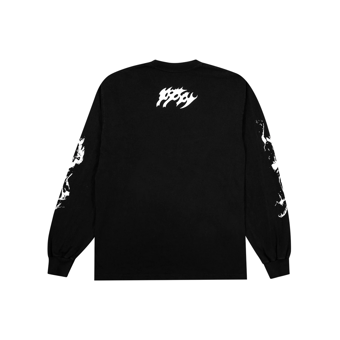 Poppy 'They're All Around Us' Long Sleeve Shirt Black