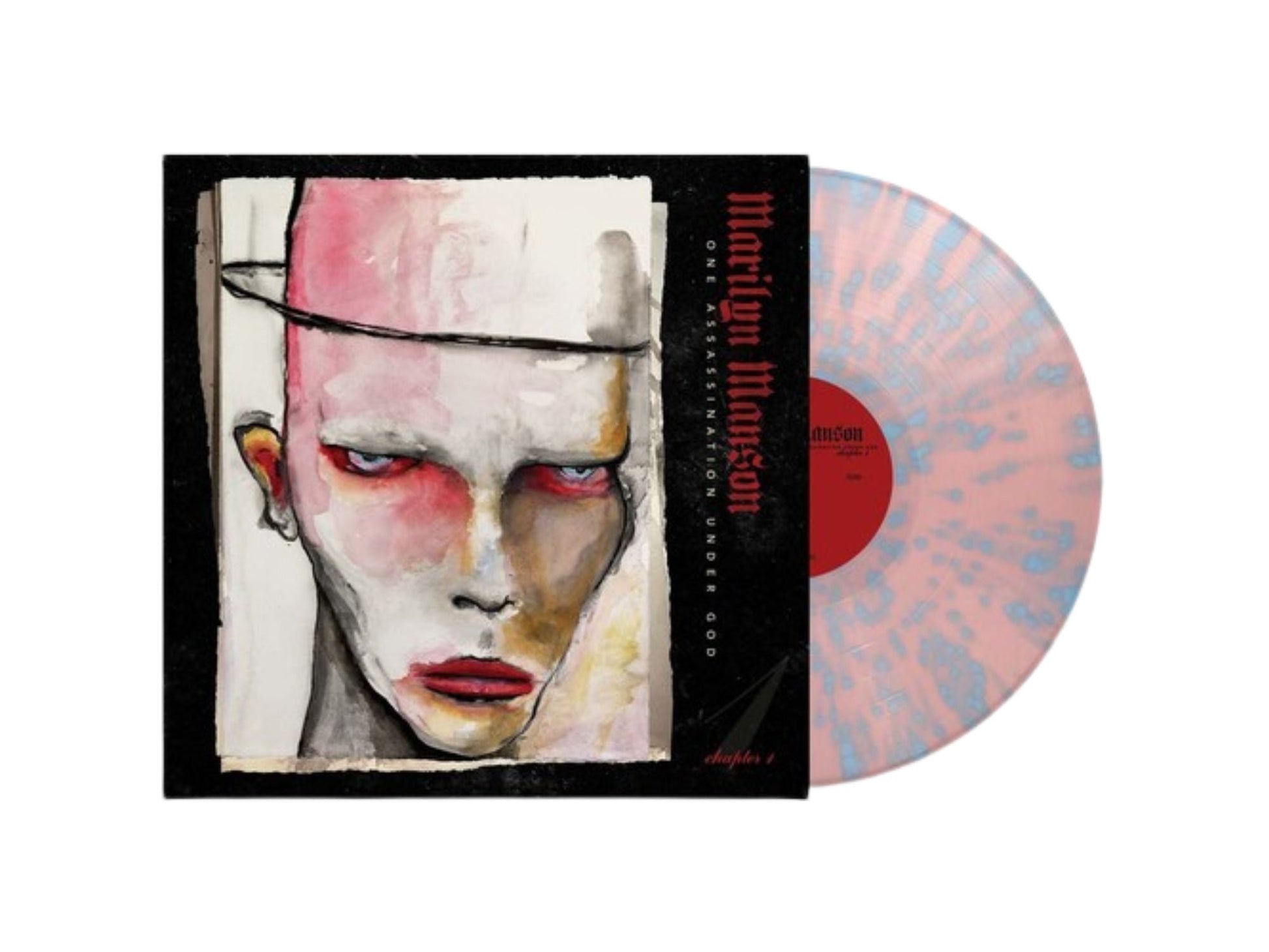 Marilyn Manson - One Assassination Under God - Chapter 1 (Limited Edition Pink & Blue Splatter Colored Vinyl) Vinyl Record
