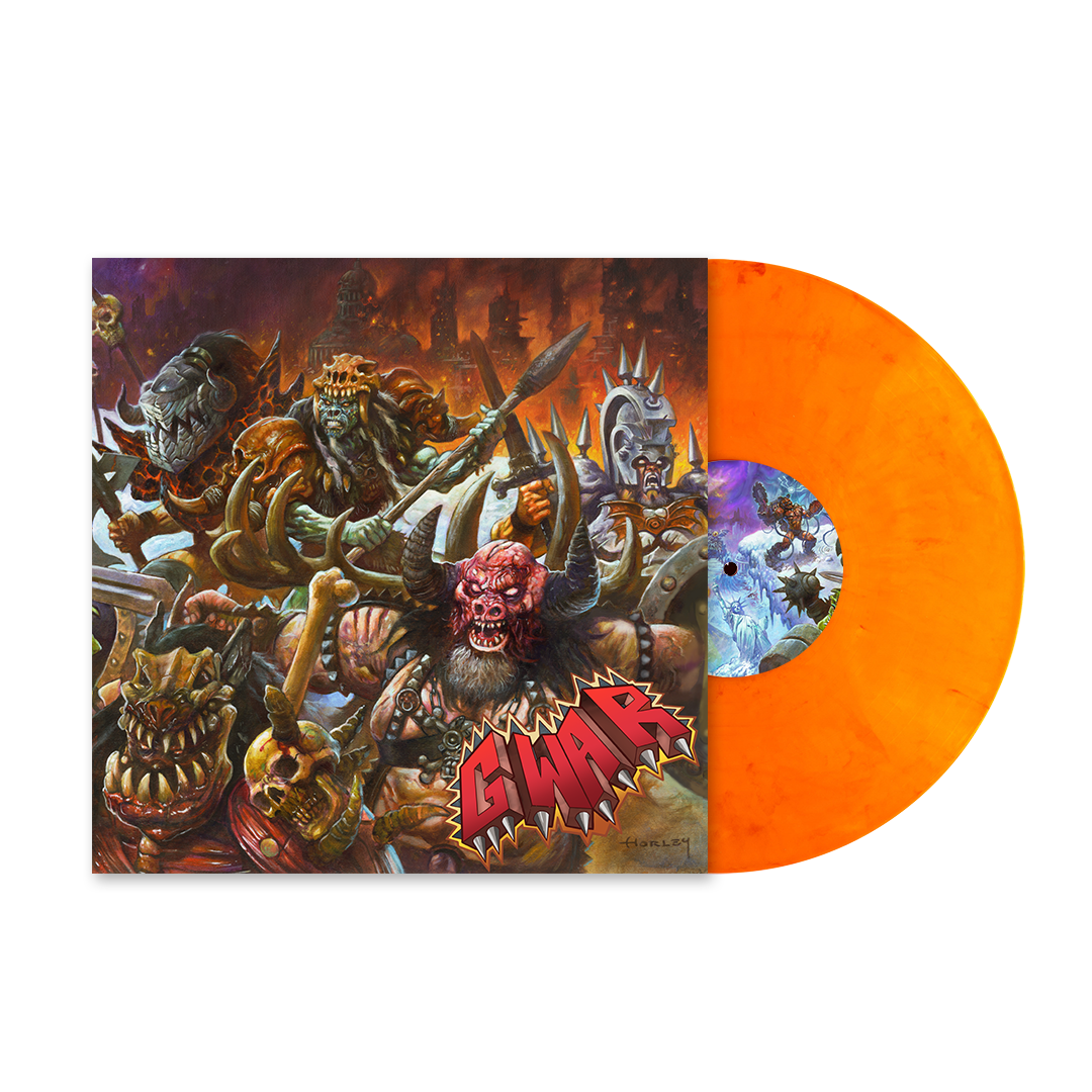 GWAR 'The New Dark Ages' Limited Edition LP + Blothar Bobblehead