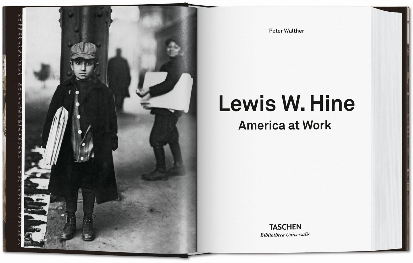 Lewis W. Hine. America at Work (German, French, English) Book