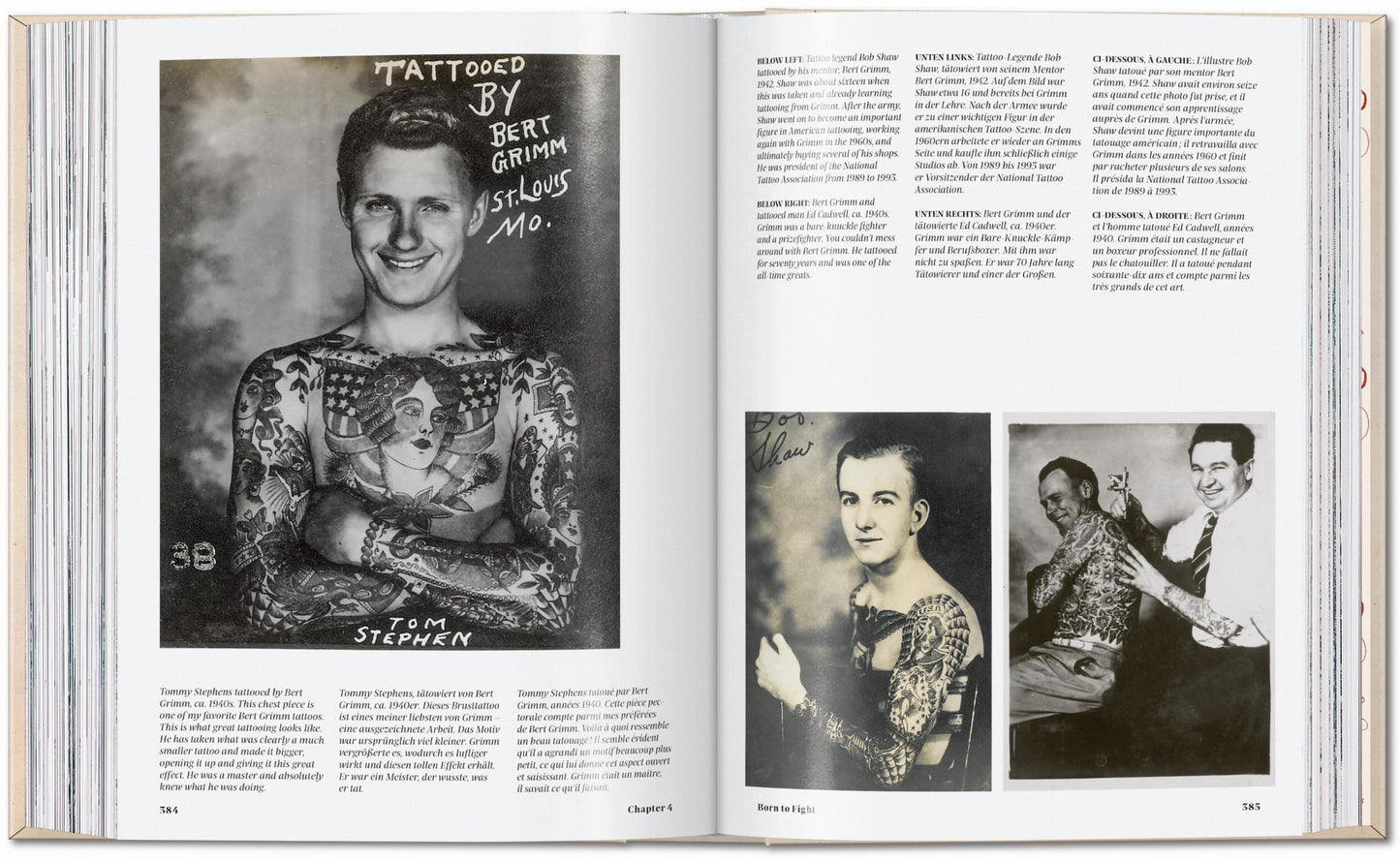 TATTOO. 1730s-1970s. Henk Schiffmacher’s Private Collection. 45th Ed. (German, French, English) Book