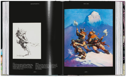 The Fantastic Worlds of Frank Frazetta. 45th Ed. (German, French, English) Book