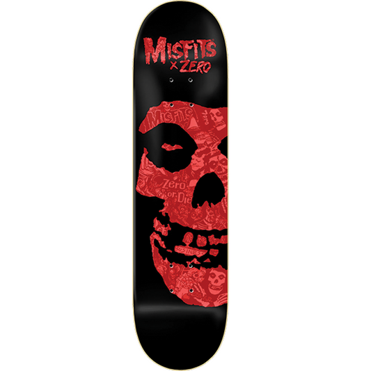 Zero Misfits Collage Skateboard Deck - 8.5ƒ?? Black/Red