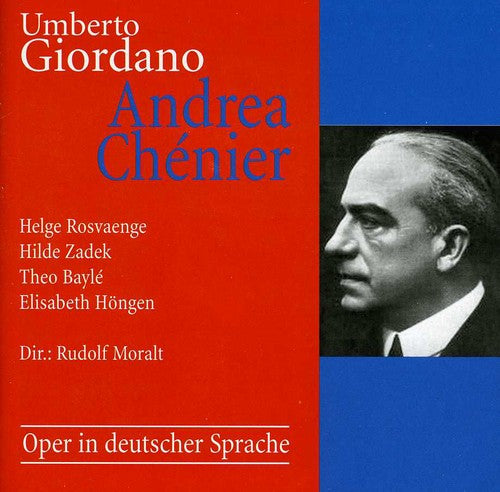 the album cover for Giordano / Rosvaenge / Zadek / Bayle / Hongen - Andrea Chenier