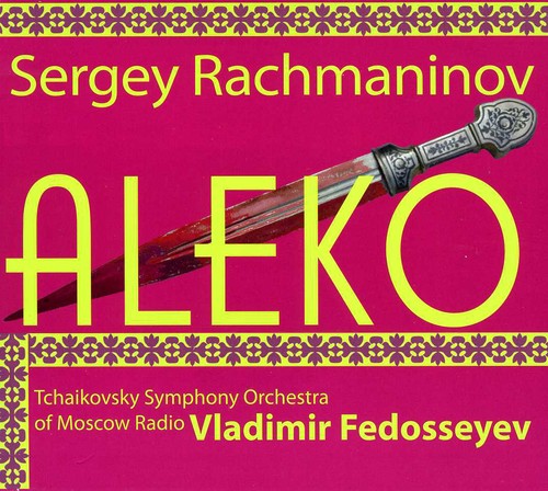 the album cover for Rachmaninov / Silins / Gavrilova / Fedoseyev - Aleko