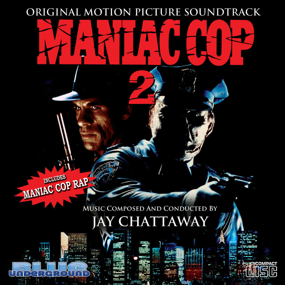 the album cover for Jay Chattaway - Maniac Cop 2 (Original Motion Picture Soundtrack)
