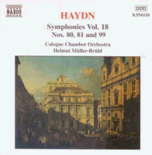 the album cover for J. HAYDN - Symphonies 80, 81 & 99