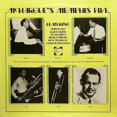 Rosy McHargue - McHargue's Memphis Five [LP] Vinyl Record