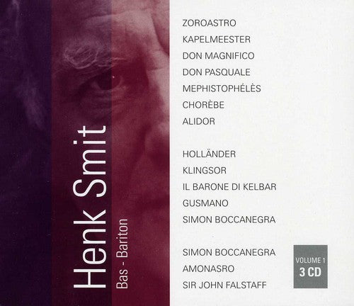 Smit,henk - Bas-bariton 1 - Music CD