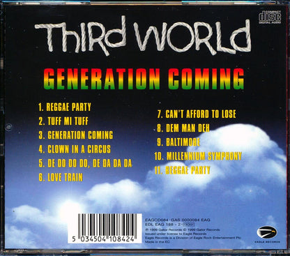 Third World Generation Coming Music CD