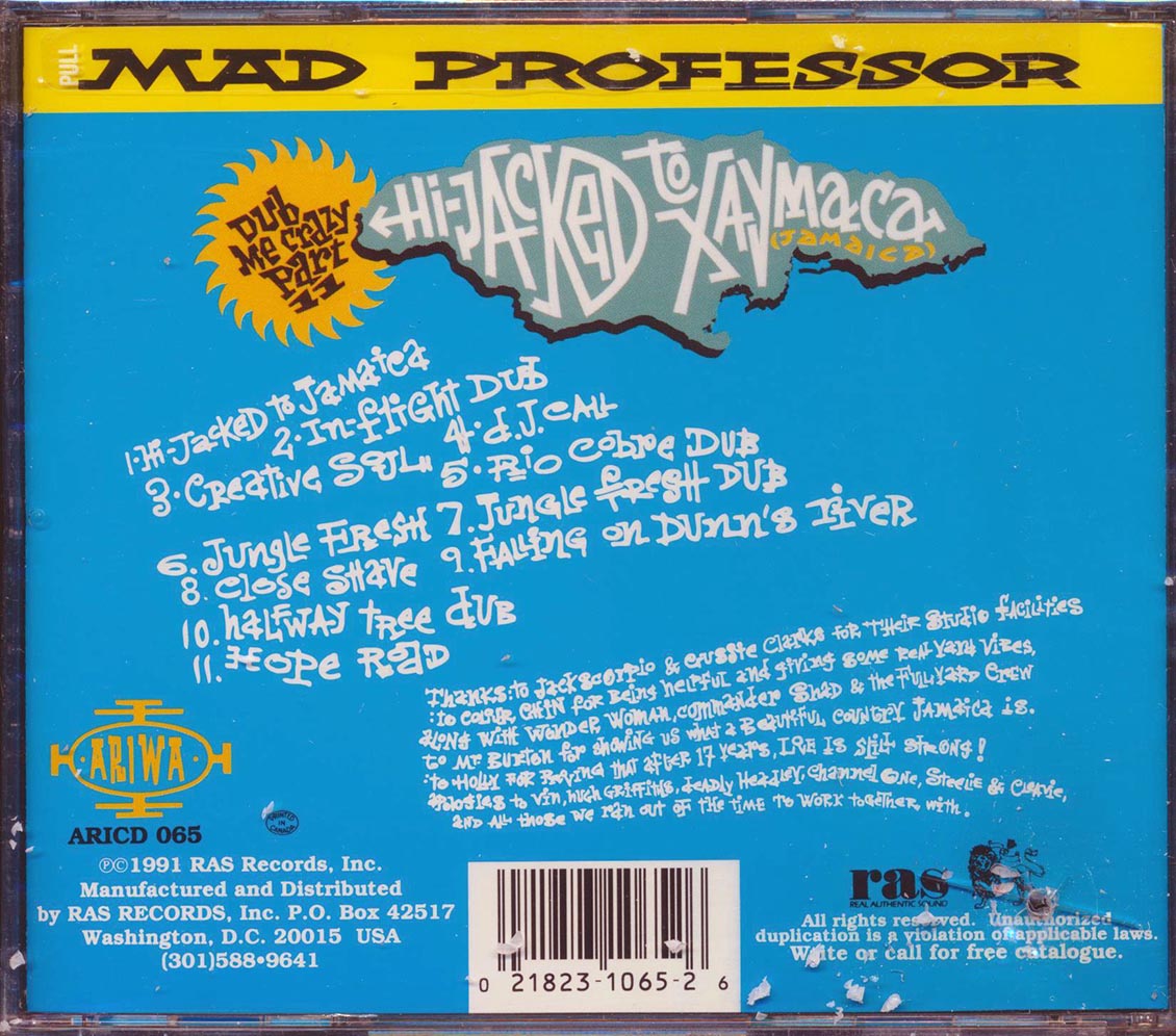 Mad Professor - Dub Me Crazy 11: Hijacked To Jamaica (marked/ltd stock) Music CD