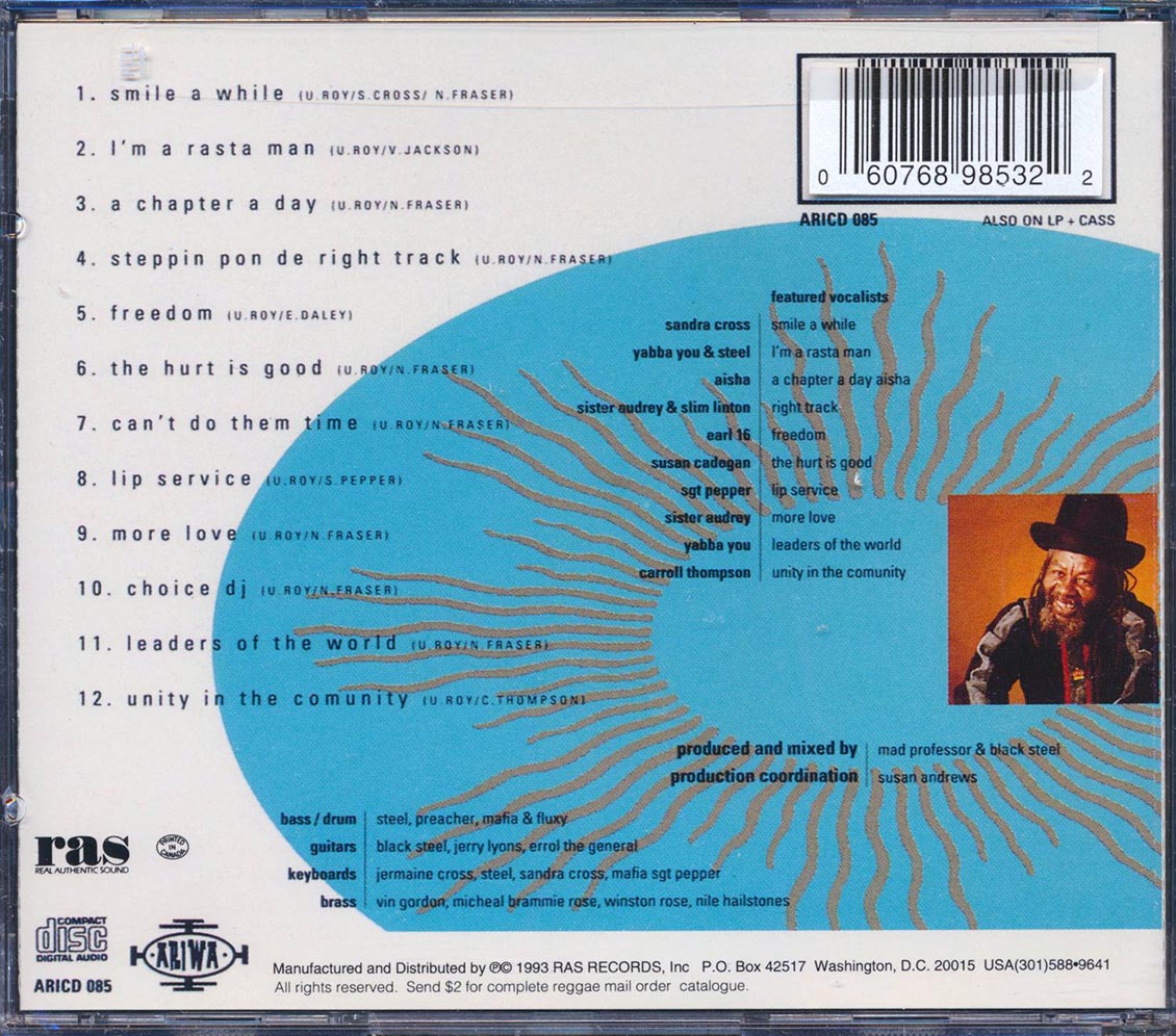 U Roy Smile Awhile marked/ltd stock Music CD