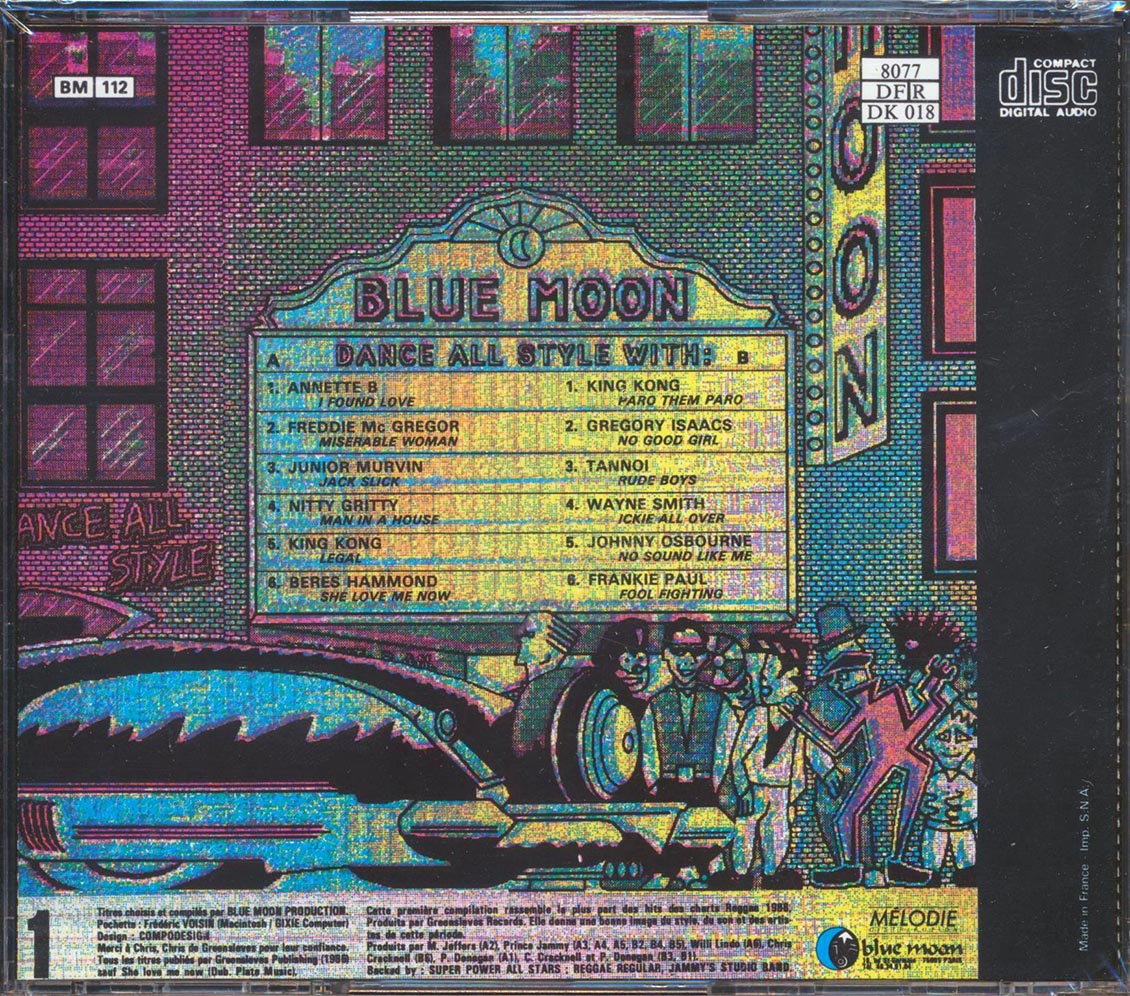 King Kong, Nitty Gritty, Wayne Smith, Etc. - Dance All Style No. 1 Music CD