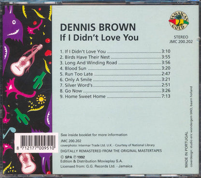 Dennis Brown - If I Didn't Love You Music CD
