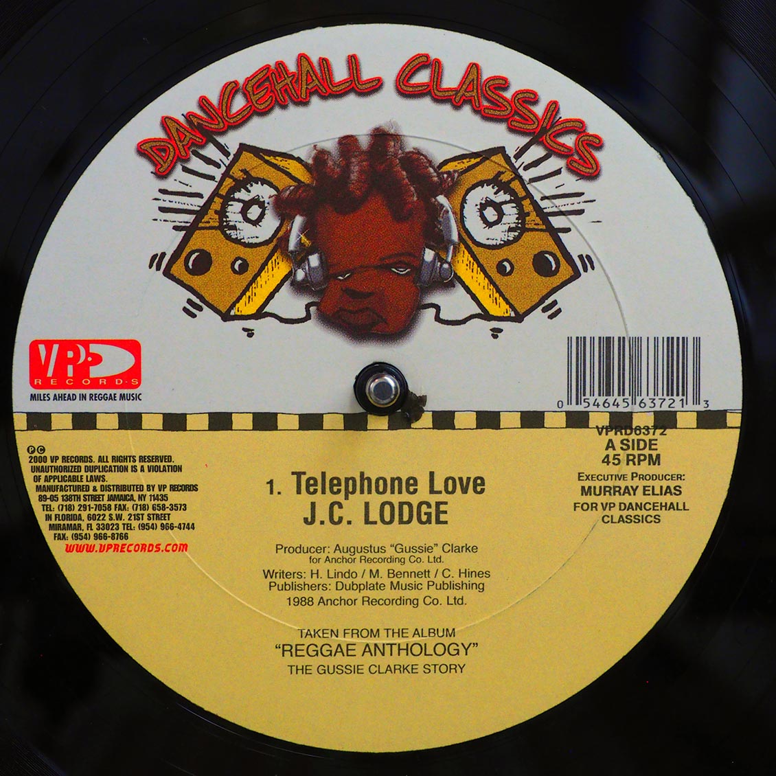 JC Lodge - Telephone Love  /  Version (rhythm: "Telephone Love") 12" Vinyl Record