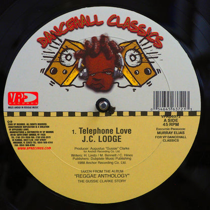 JC Lodge - Telephone Love  /  Version (rhythm: "Telephone Love") 12" Vinyl Record